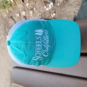 Scheels Outfitters Embroidered Trucker Mesh Snapback Hat Cap